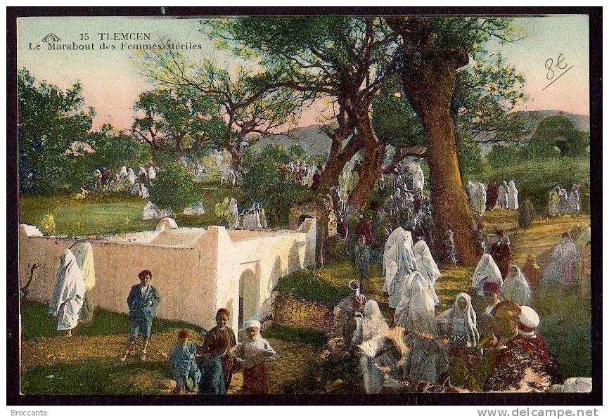 ALGERIA  / ALGERIE - TLEMCEN - LE MARABOUT DES FEMMES STERILES - ( 2 Scans. )