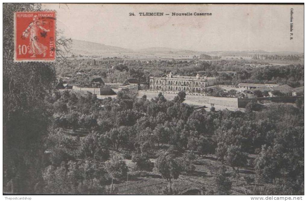 RELISTED CPA Algérie - Tlemcen - NOUVELLE CASERNE N°24 COLLECTION IDEALE P.S. UNUSED NORD AFRIQUE