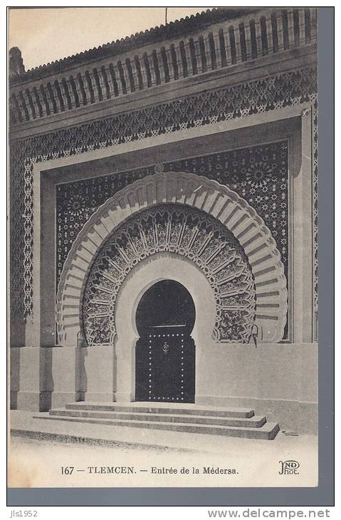 CPA L ENTREE DE LA MEDERSA