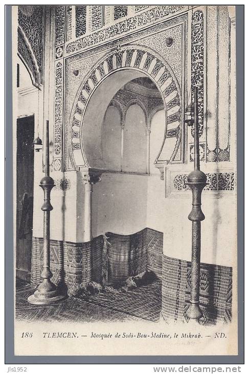 CPA LA MOSQUEE DE SIDI BOU MEDINE LE MIHRAB