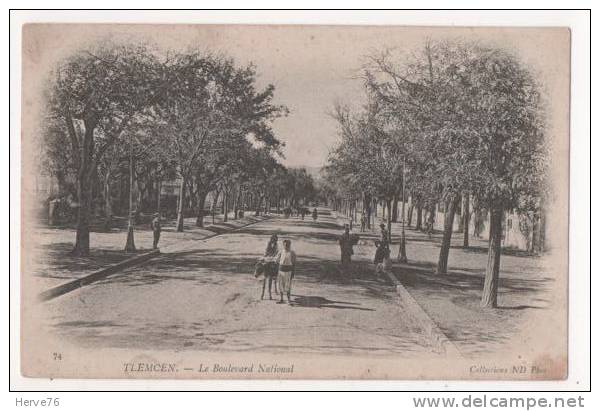 ALGERIE - TLEMCEN - le Boulevard National