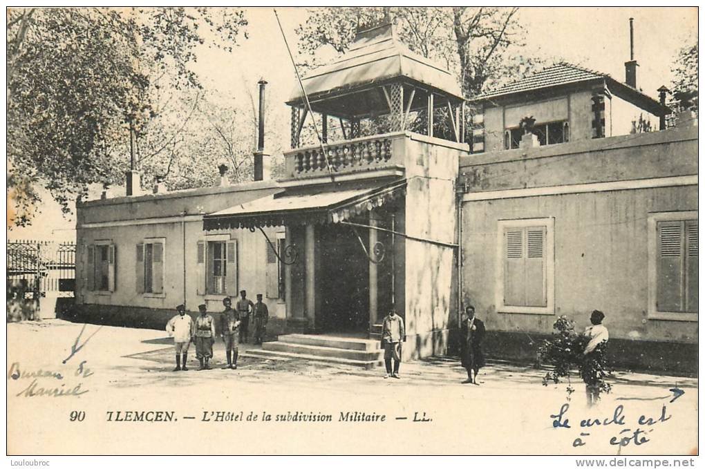 ALGERIE TLEMCEN L'HOTEL DE LA SUBDIVISION MILITAIRE