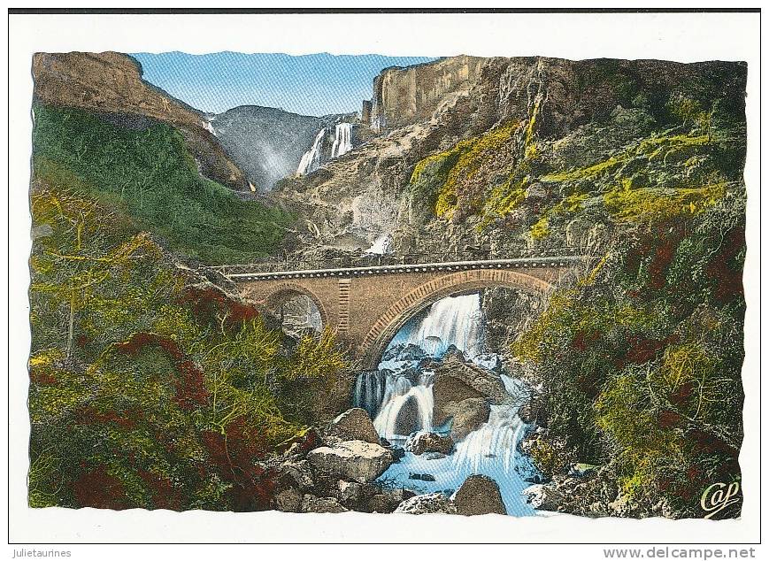 TLEMCEN ALGERIE LES CASCADES DE L OUED MEFROUCH EL OURIT CPSM BON ETAT