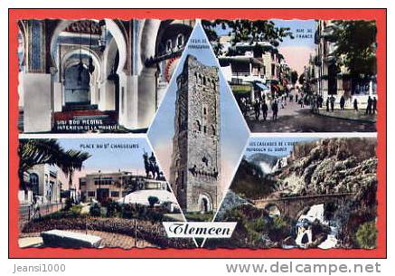 B182-TLEMCEN   CARTE MULTIVUES
