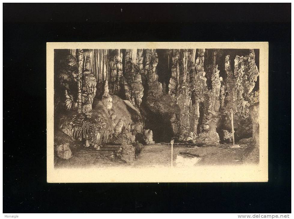 CPSM  ALGERIE TLEMCEN INTERIEUR DES GROTTES D AIN FEZZA   LL