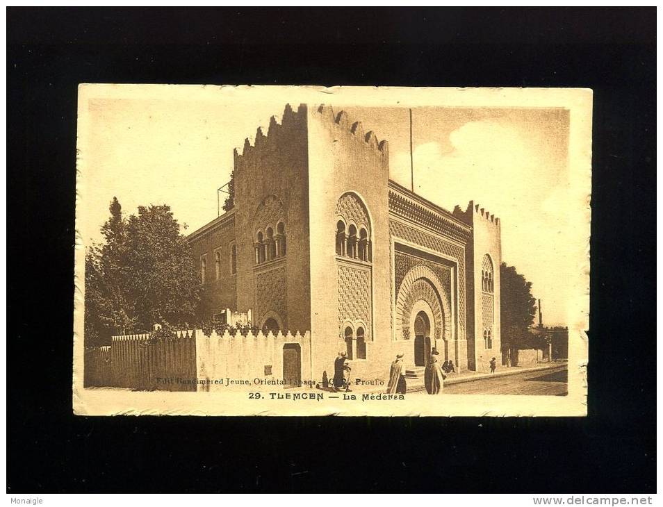 CPA  ALGERIE TLEMCEN LA MEDERSA