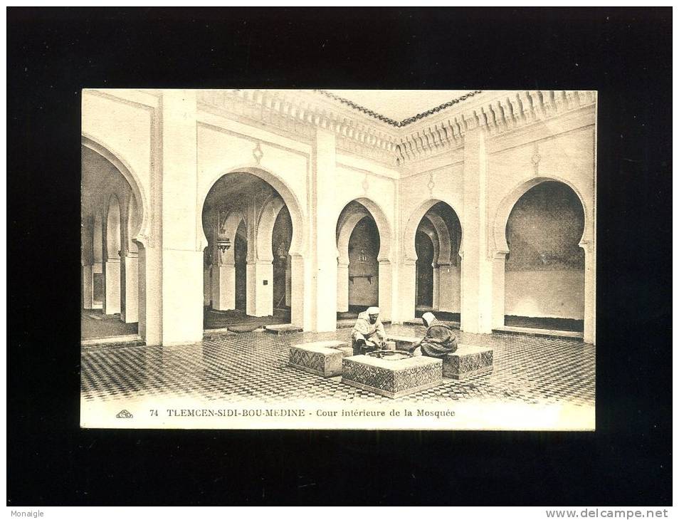 CPA  ALGERIE TLEMCEN SIDI BOU MEDINE COUR INTERIEURE DE LA MOSQUEE