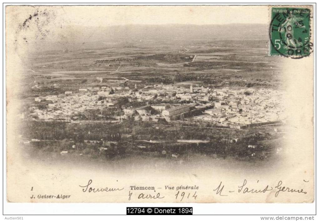 12794g TLEMCEN - Village - 1914