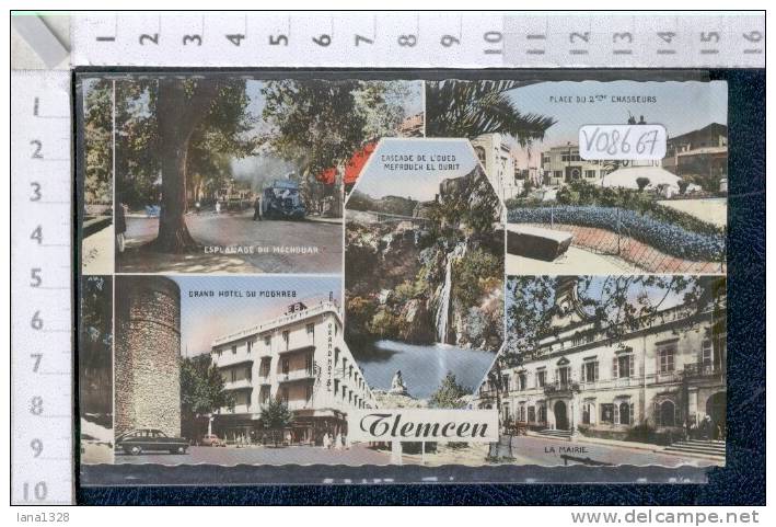 V08667 TLEMCEN VEDUTE CASCATE AUTO HOTEL ALBERGHI LA MAIRIE ESPLANADE DU MECHOUAR