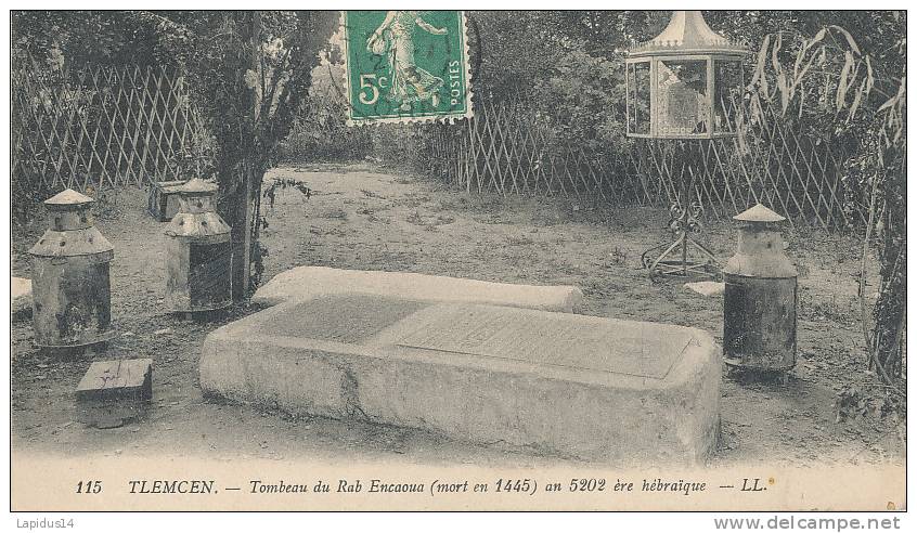 H H 355  / C P A - ALGERIE -  TLEMCEN - TOMBEAU DU RAD ENCAOUA