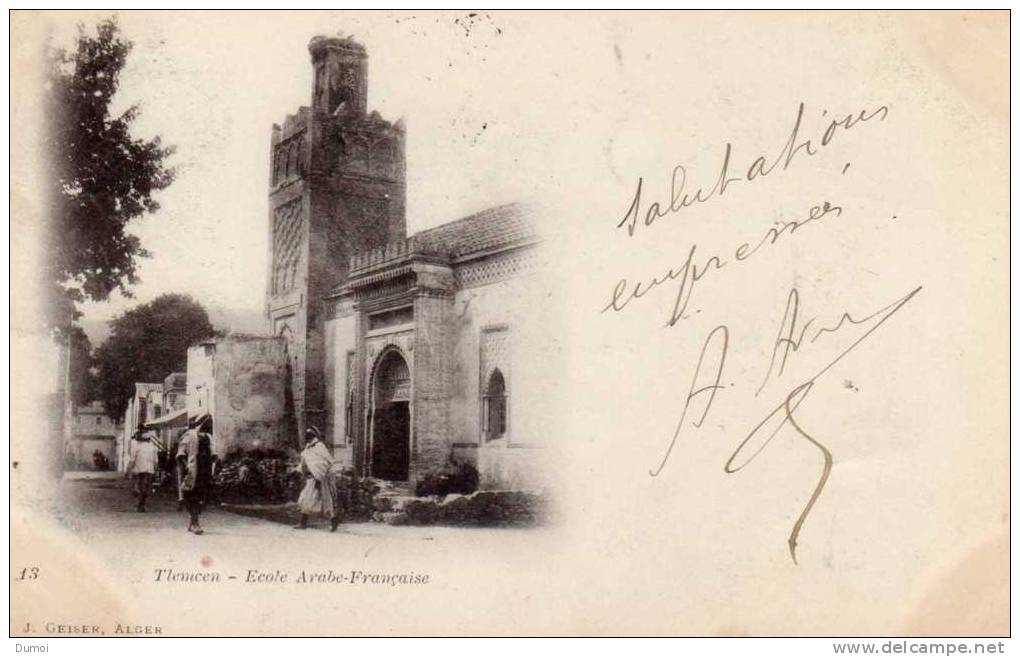 TLEMCEN   -  Ecole Arabe Française