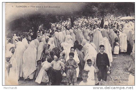 ALGERIE.TLEMCEN.FETE ARABE A SIDI BOUMEDINE  editeur séréhen et fapouz