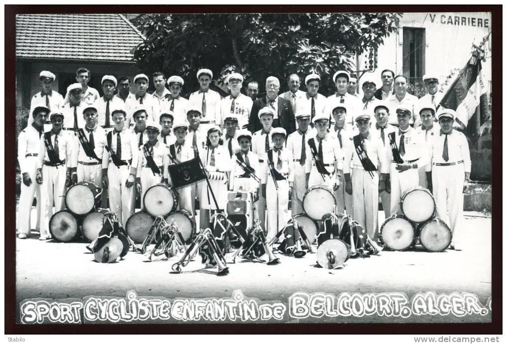 ALGERIE - ALGER - FANFARE DU SPORT CYCLISTE ENFANTIN DE BELCOURT