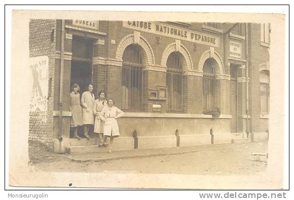 ALGERIE )) ALGER - carte photo animée, LA CAISSE NATIONALE D EPARGNE;