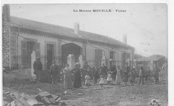 ALGERIE  )) ALGER - la maison MOUILLE, VIalar, ANIMEE