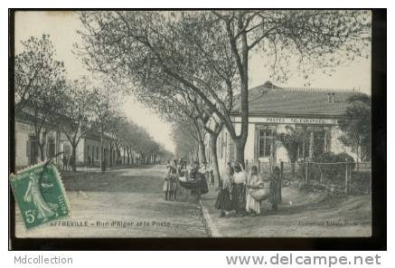AFFREVILLE rue d'Alger et la poste