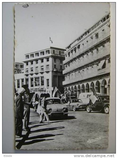 Guerre Algérie Fetes Independance El Djezair Alger Bd Carnot  Aletti Dauphine Traction Floride