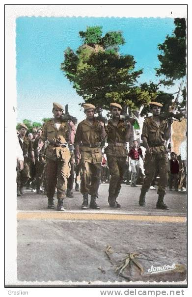 FETES DE L'INDEPENDANCE  EL DJEZAIR A ALGER 2055 L'A L N DEFILE