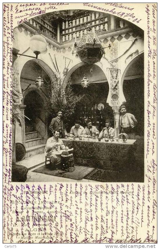 Algérie - Alger - Fabrique Bijouterie Indigène Rattomagana - Maison Mauresque