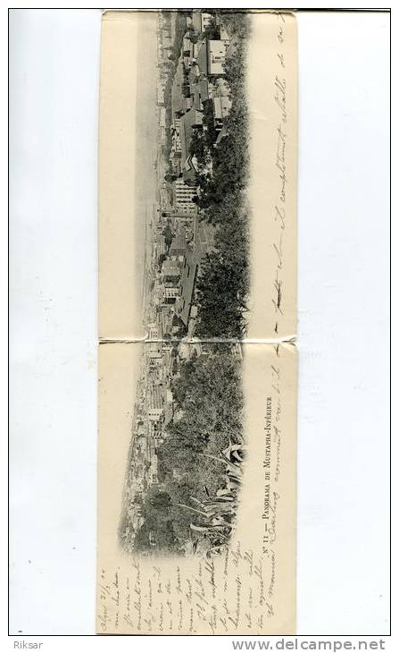 ALGERIE(ALGER)MUSTAPHA(CA RTE PANORAMIQUE 3 VOLETS)