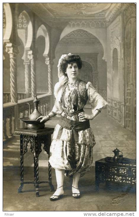 ALGERIE(ALGER) CARTE PHOTO(COSTUME)