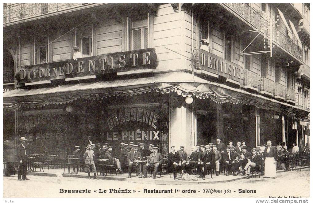 ALGER CHEF BAROLI BRASSERIE LE PHENIX RESTAURANT 1ER ORDRE SALONS