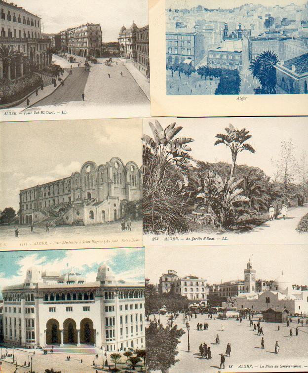 Alger 18 kaarten--18 cp- 18 cards