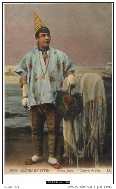 15354g ALGER - Femme Juive - Costume de Fête