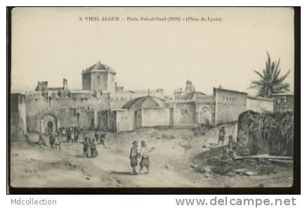 ALGER  Porte Bab-el-Oued  Place du Lycée