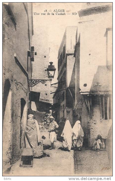 Algérie - ALGER une rue de la Casbah - neuve TB