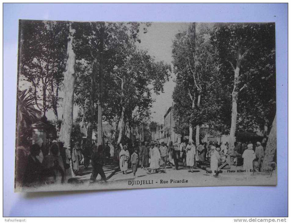 cpa djidjelli rue de picardie