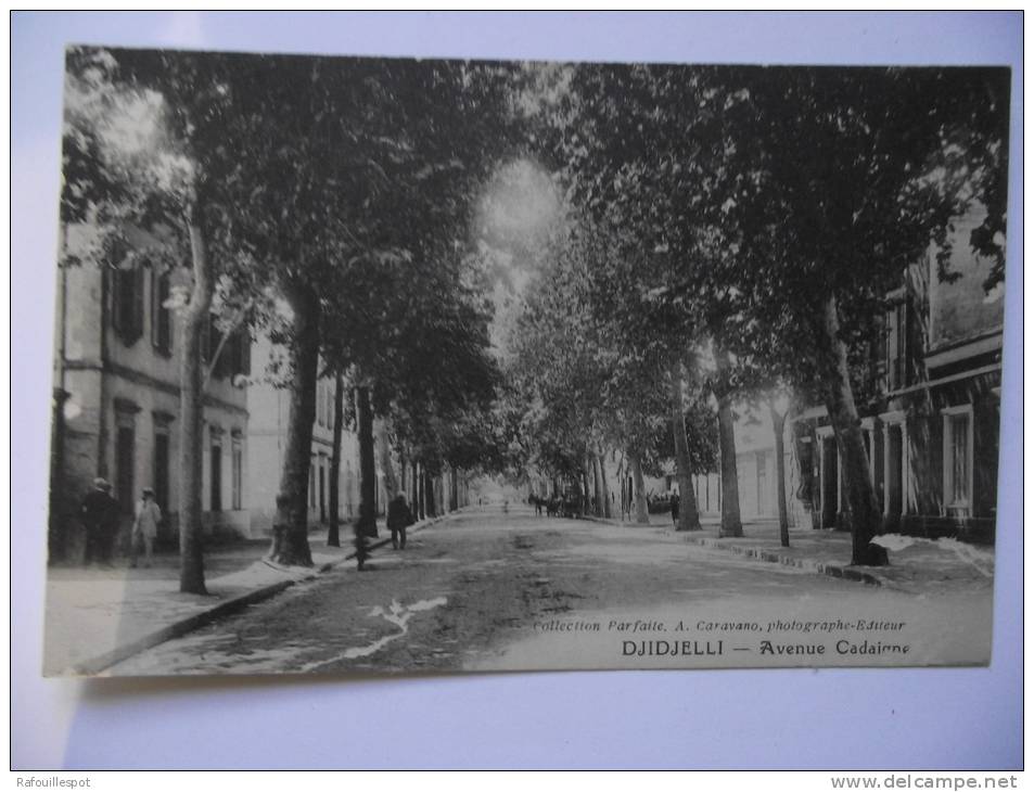 cpa djidjelli avenue cadaigne