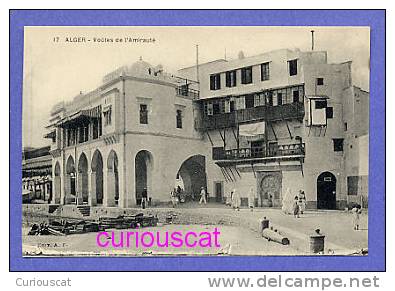 VIEW of VOUTES DE L AMIRAUTE in ALGER ALGERIA ALGIERS ALGERIEN very OLD POSTCARD ANSICHTSKARTE