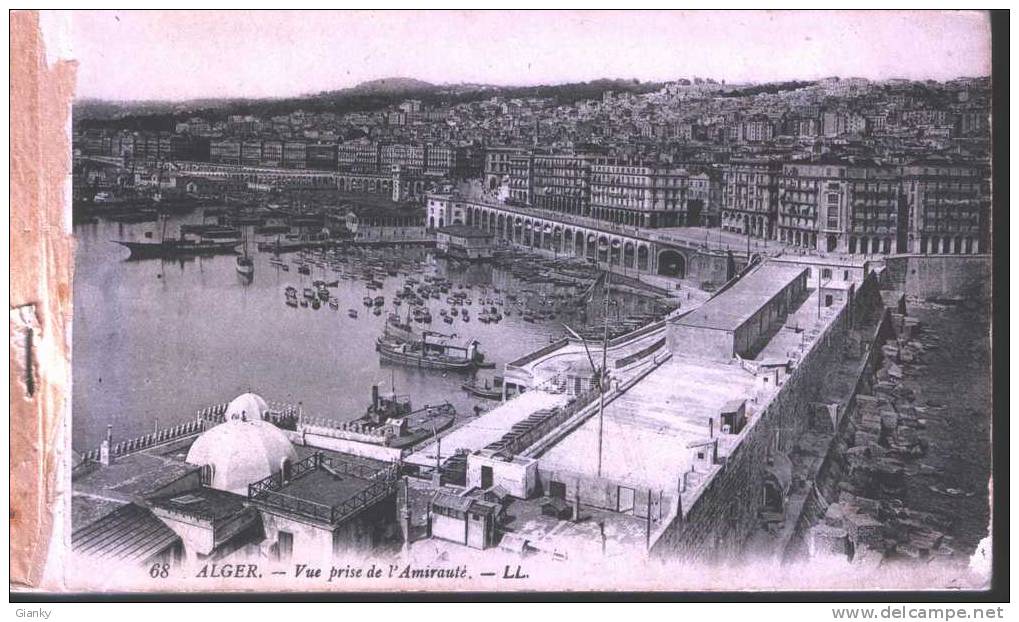 Alger - Collection de 24 Cartes postales détachables - Tres animeè
