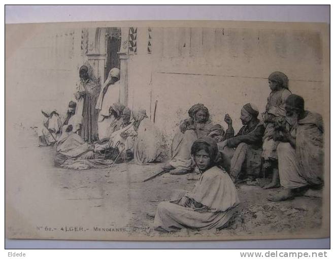 Alger Pionniere Voyagé 1901 No 62 Mendiants