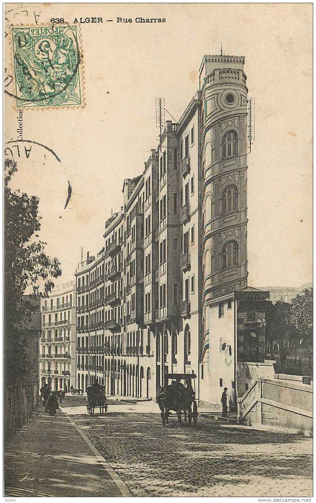 ALGERIE - ALGER - RUE CHARRAS