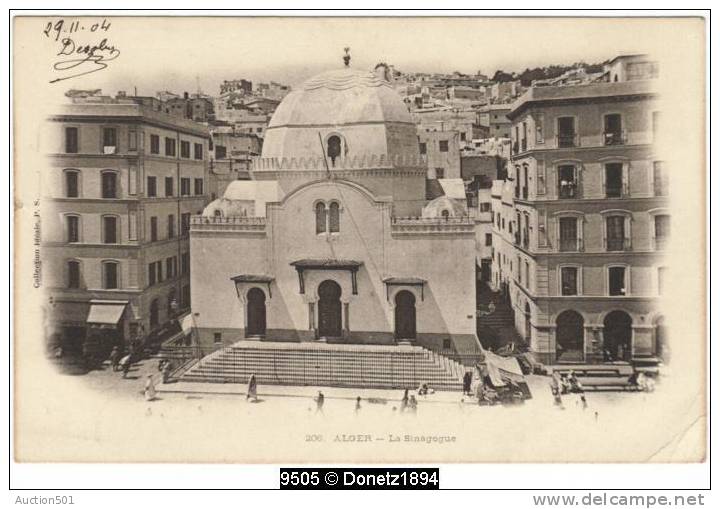 09505g JUDAICA - SYNAGOGUE - Algérie - 1904