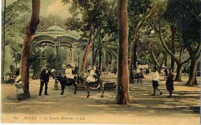 ALGER - Le square Bresson (promenade anes)