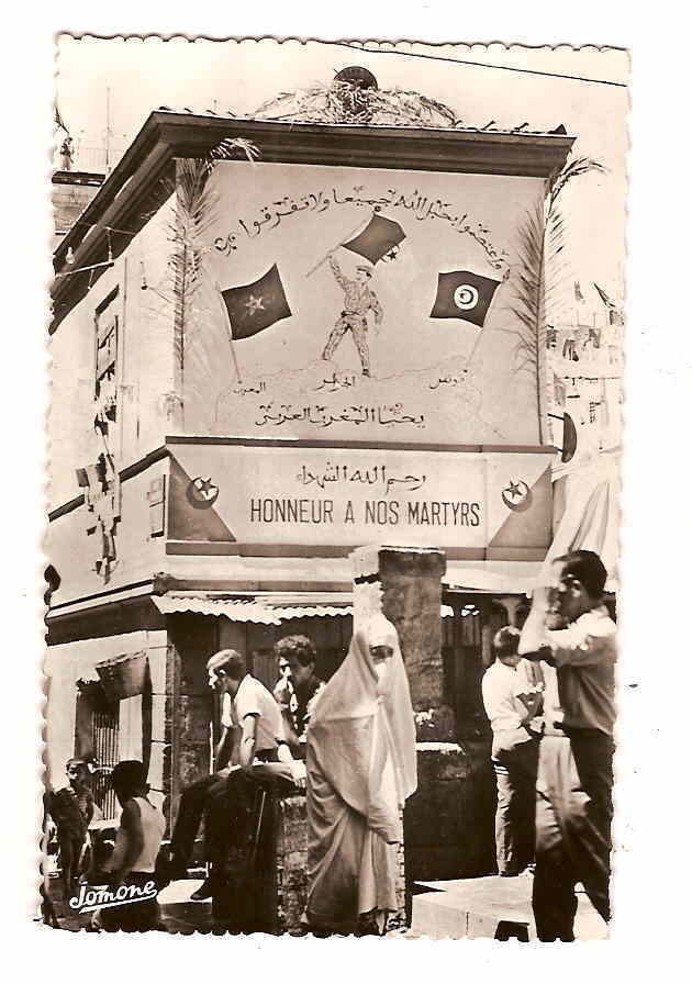 Fêtes de l´Indépendance EL-DJEZAIR à ALGER - Rue Ben-Cheneb - Peinture allégorique.