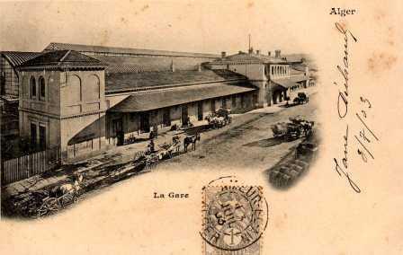 CART1541-ALGER - LA GARE