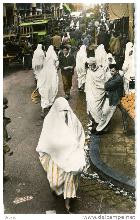 Afrique- Algérie - Alger - Marché rue Randon  - 244 Jomone