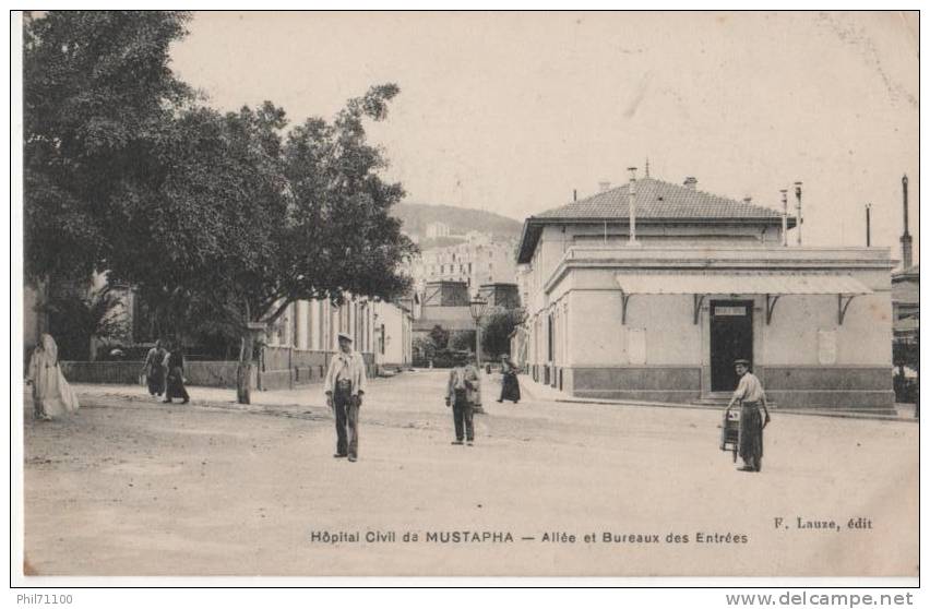 ALGER HOPITAL CIVIL DE MUSTAPHA ALLEE ET BUREAU DES ENTREES