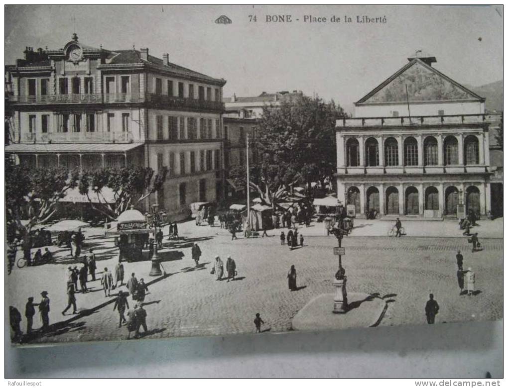 cpa bone place de la liberté