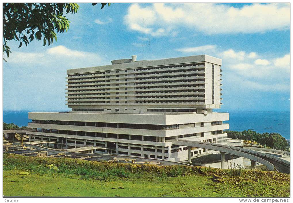 ALGERIE,alger,HOTEL AURASSI,architecture déja futuriste,rare,afrique,af rica