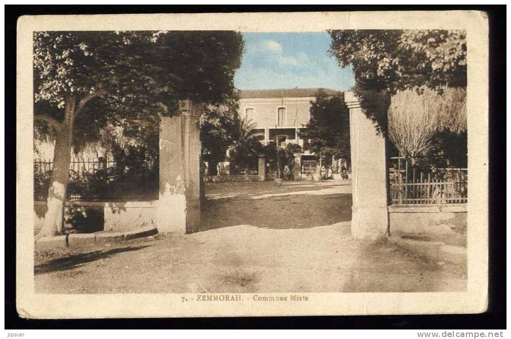 Cpa d' Algérie Zemmorah Commune mixte  V7b