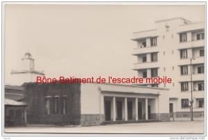 cpa Bone Annaba Mess et Batiment Gendarmerie Escadre Mobile Blindé  ( Lire dos )