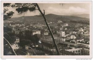 cpa,algérie en 1939,afrique du nord,EX BONE,maintenant annaba,panorama de la ville vers la basilique,rare