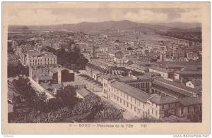 AFRIQUE DU NORD,FRANCE COLONIES,algerie française,BONE,ANNABA,192 0,caserne,vue panoramique