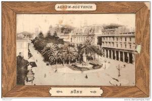 ALGERIE BONE ALBUM-SOUVENIR CARTE A SYSTEME