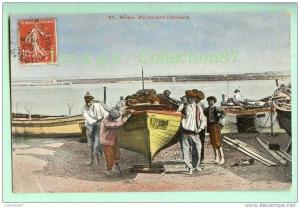 AFRIQUE du NORD - ALGERIE - BONE - PECHE - PECHEUR ITALIEN